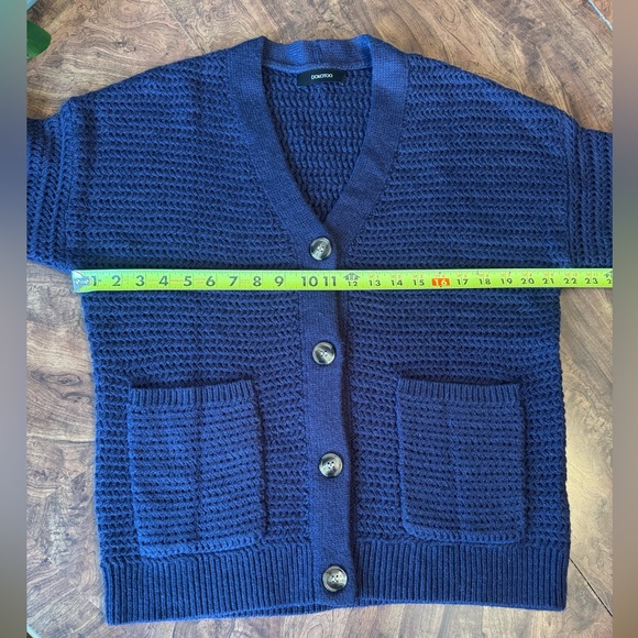 Women's Cardigan Trio in Navy, Olive Green and Black Chevron - Picture 8 of 10